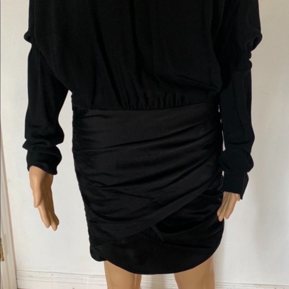 Yves Saint Laurent Envers Satin Noir-Dress - Picture 2 of 5